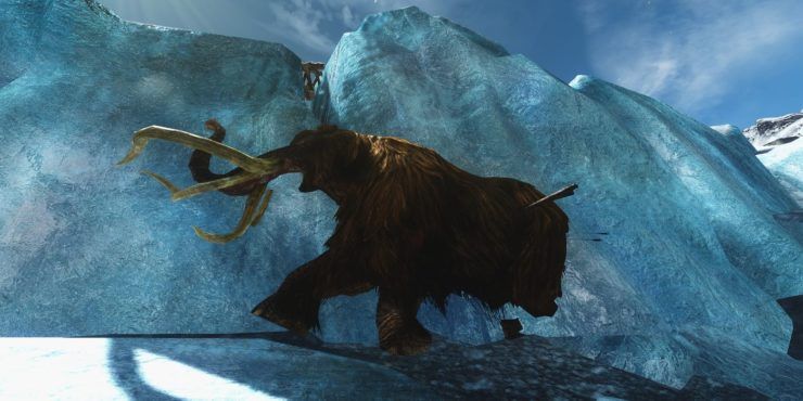Skyrim Frozen Mammoth
