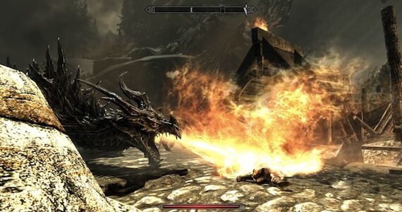 Skyrim Hearthfire Feature - Dragons