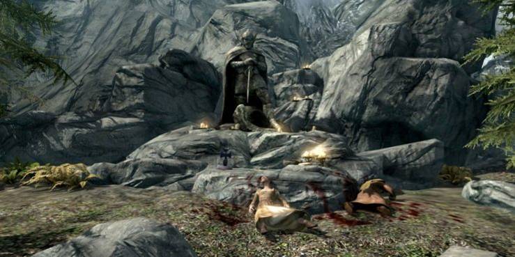 Skyrim Talos Shrine Massacre