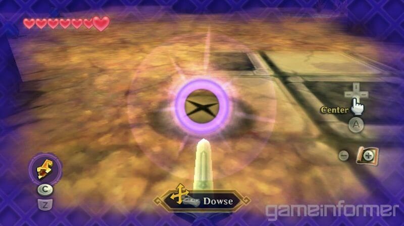 Skyward Sword Screens - Dowsing