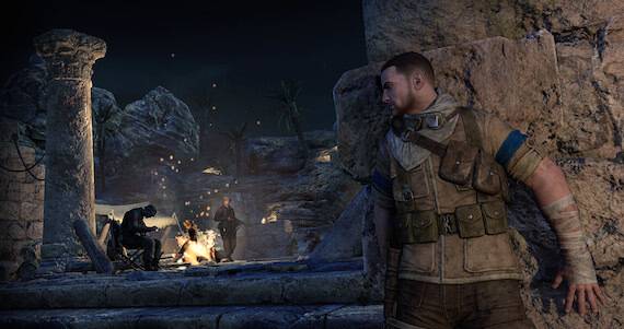 Sniper Elite 3 - Stealth Gameplay