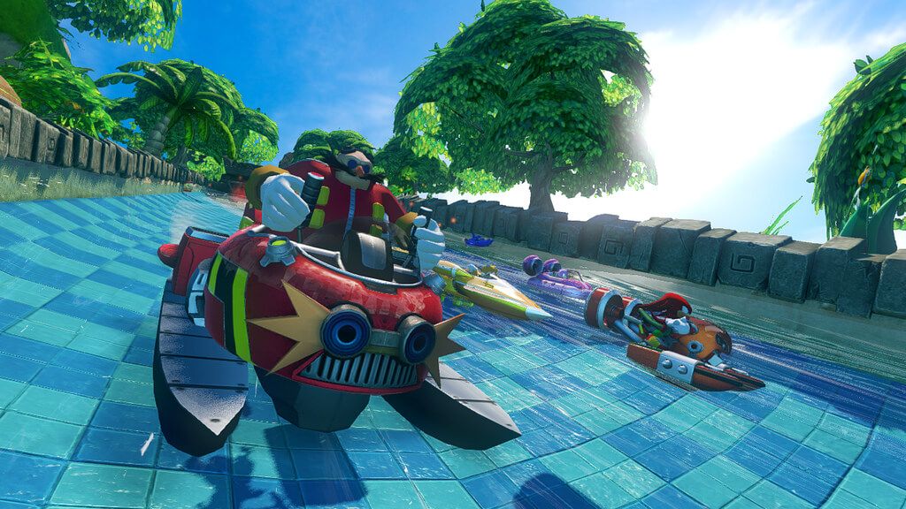 Sonic & All-Stars Racing Transformed Dr. Eggman Boat