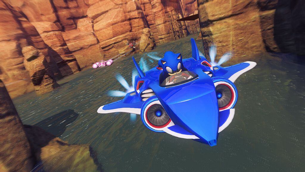 Sonic & All-Stars Racing Transformed Sonic Plane