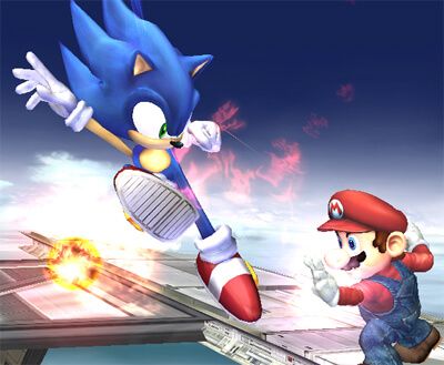 Sonic in Super Smash Bros Brawl