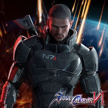 Commander Shepard in Soul Calibur