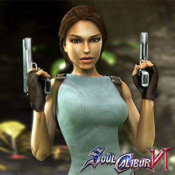 Lara Croft in Soul Calibur