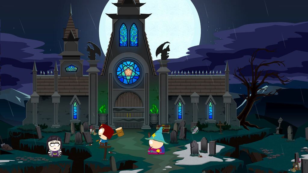 South Park The Stick of Truth - Cemetery