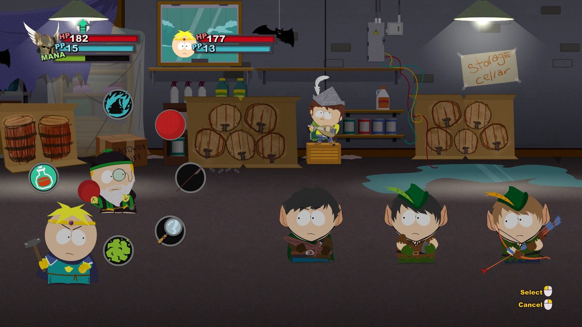 South Park Stick of Truth Elves Combat Screenshot