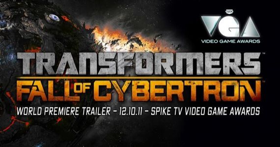 Spike Video Game Awards Exclusive Transformers Fall of Cybertron Trailer