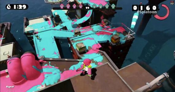 Splatoon Gameplay Footage