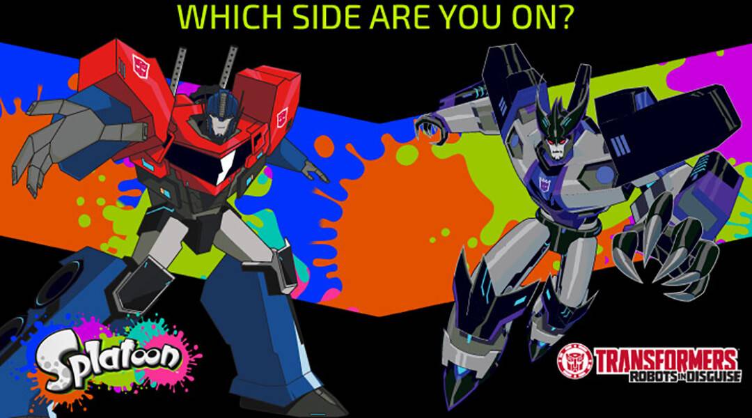 Splatoon Splatfest Transformers