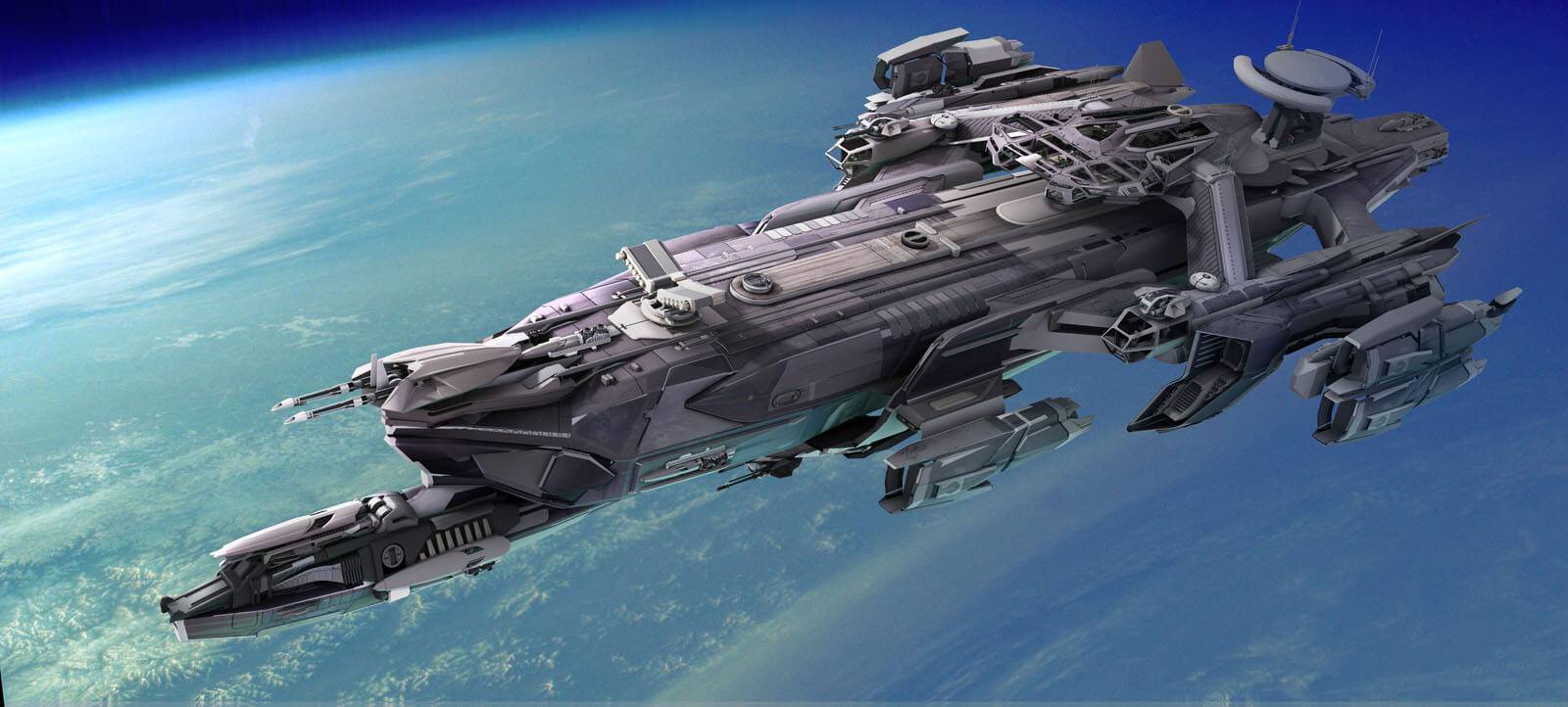Star Citizen IDRIS Corvette Concept Art