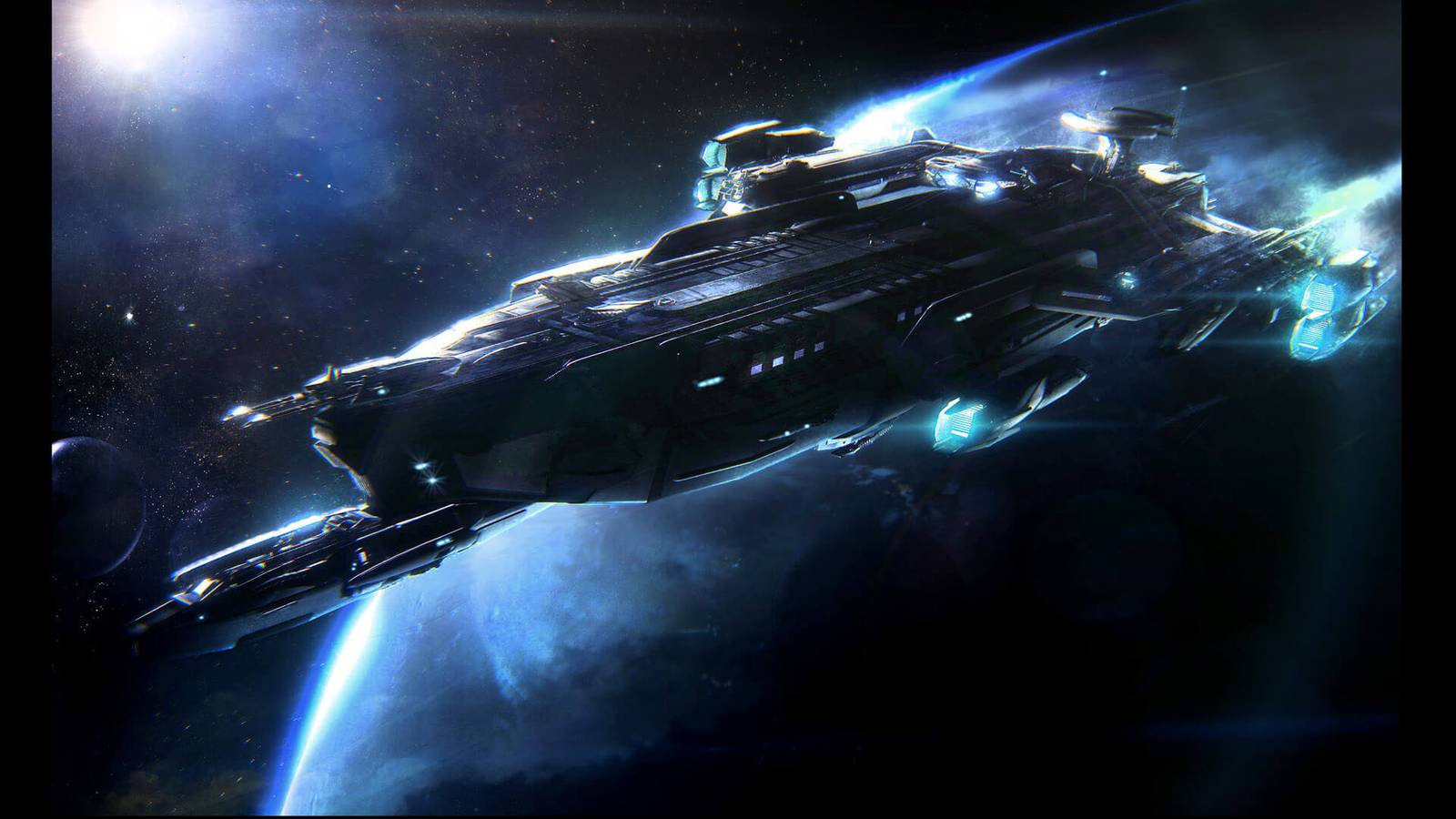 Star Citizen Idris Frigate Concept Art