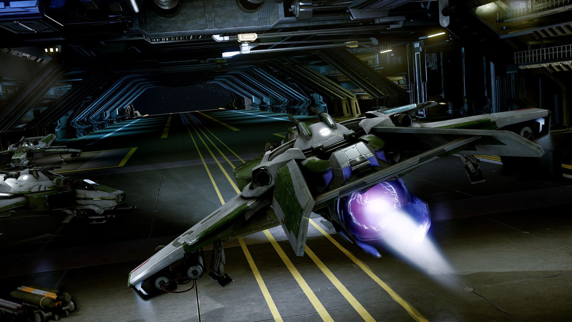 Star Citizen Screenshot Hornet Landing