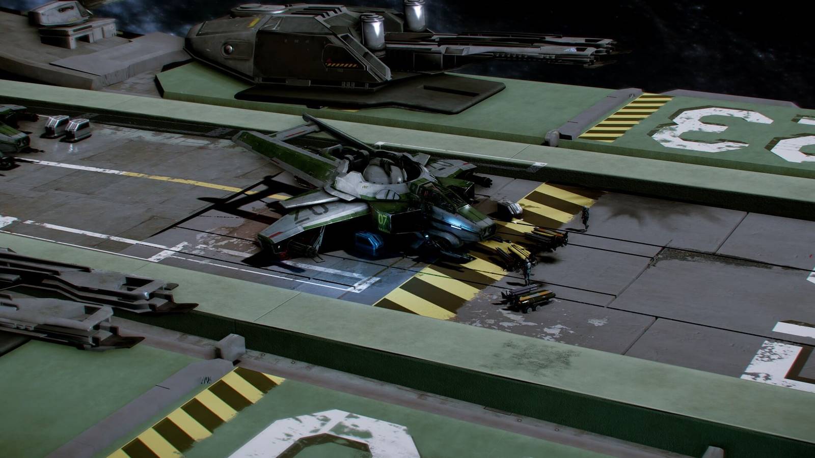 Star Citizen Screenshot runway repair