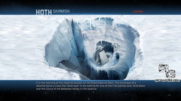 Star Wars Battlefront Concept Art - Hoth Skirmish Alternate Loading Screen