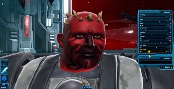 Star Wars Old Republic Character Creation Video