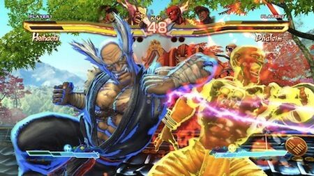 Street Fighter X Tekken Image (M Bison and Ling Xiaoyu)