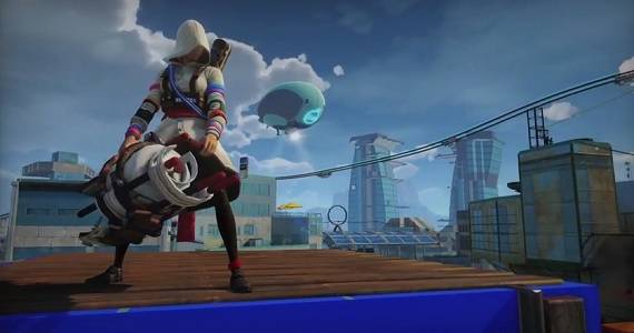 Sunset Overdrive female assassin
