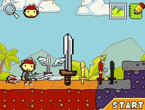Super Scribblenauts Review Sword