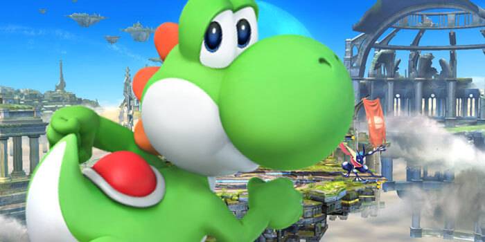 Super Smash Bros 3DS Giant Yoshi Glitch