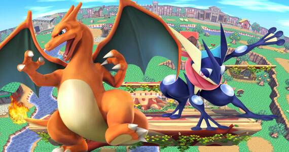Super Smash Bros Wii U 3DS Charizard Greninja Trailer