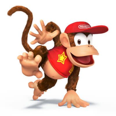 Super Smash Bros Wii U 3DS Diddy Kong