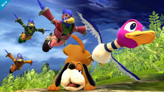 Super Smash Bros Wii U 3DS Duck Hunt Dog Screenshots 7
