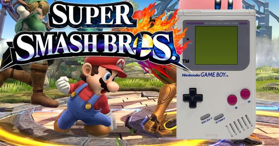Super Smash Bros Wii U 3DS Game Boy Stage
