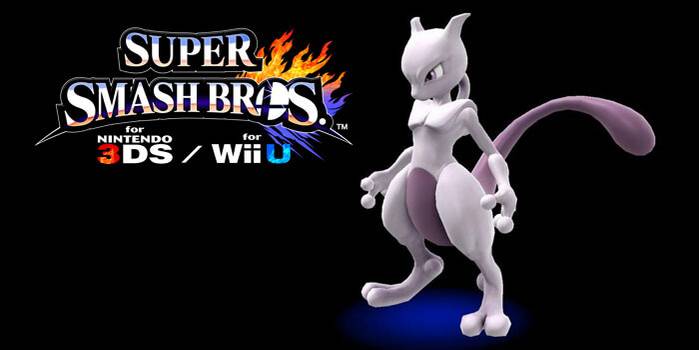 Super Smash Bros Wii U 3DS Mewtwo DLC