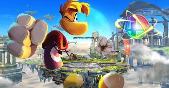 Super Smash Bros Wii U 3DS Rayman Screenshots