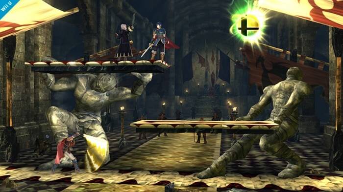 Super Smash Bros Wii U Castle Siege Screenshots