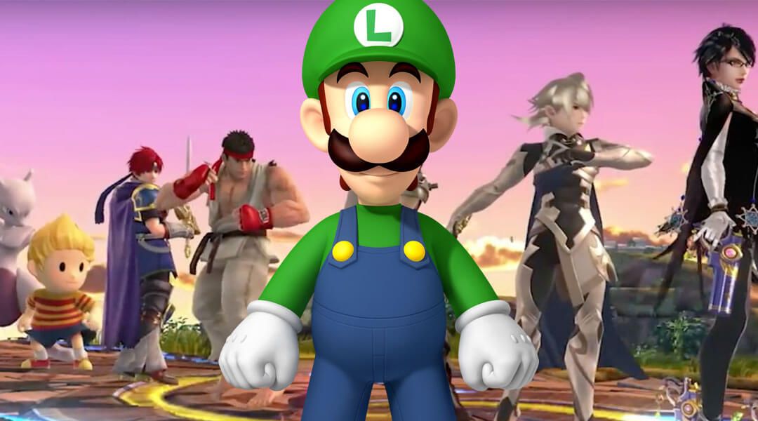 Super Smash Bros Wii U DLC Luigi Nothing