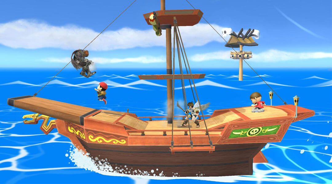 Super Smash Bros Wii U Pirate Ship