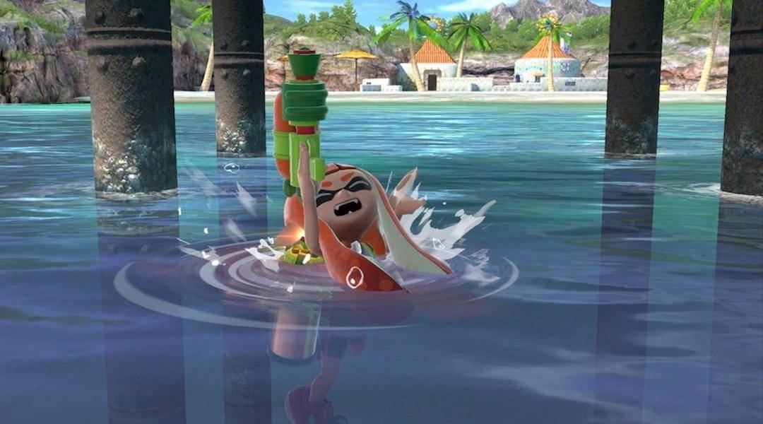 Super Smash Bros ultimate water damage Easter egg