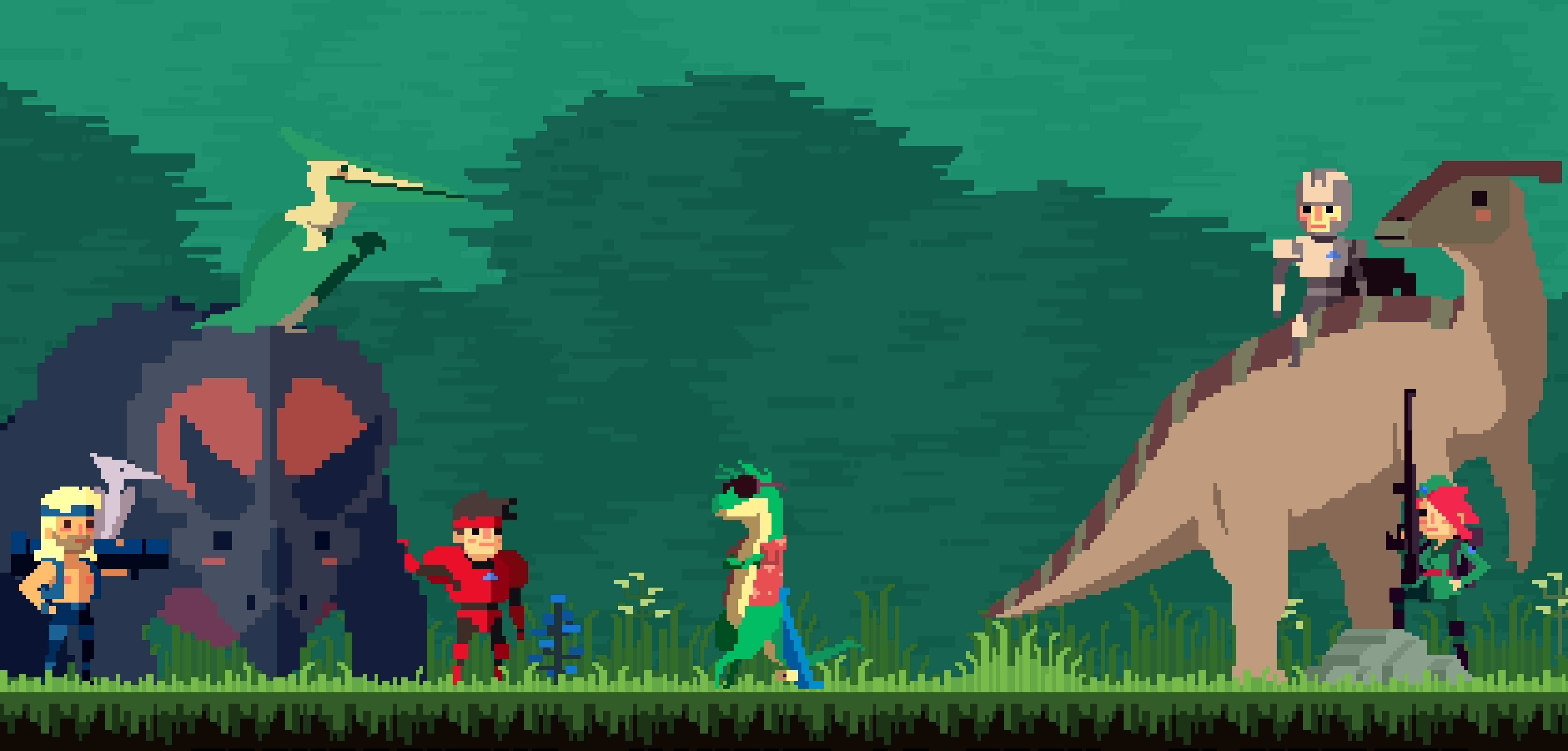 Super Time Force Dinosaurs