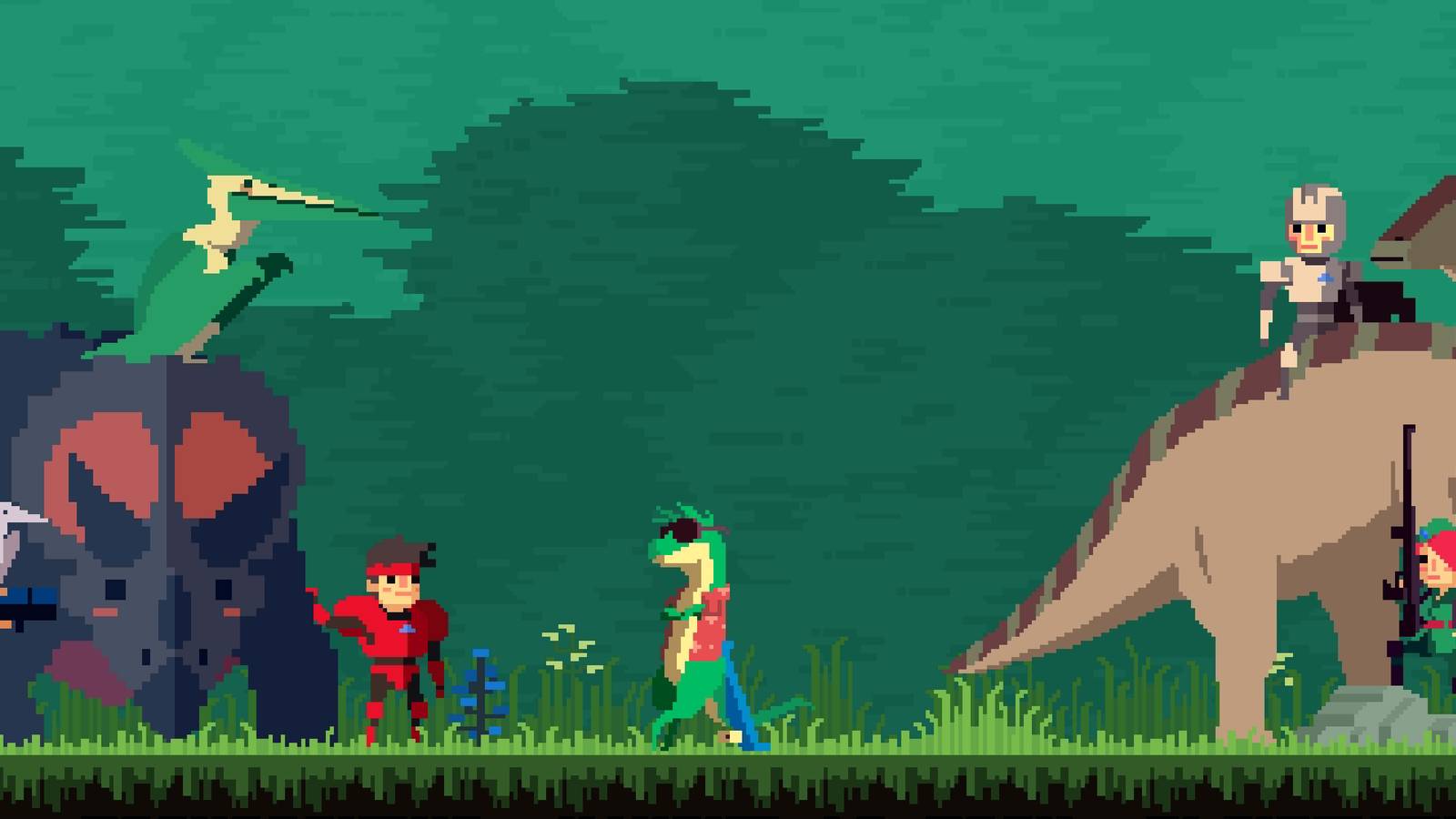 Super Time Force Dinosaurs