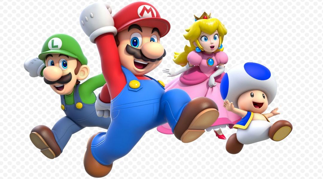 Find The Character Mario Bros, Luigi, Toad and Princess Peach 