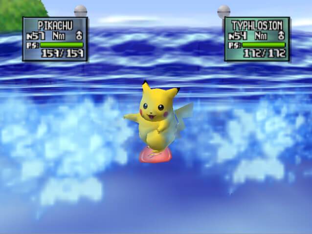 Surfing Pikachu
