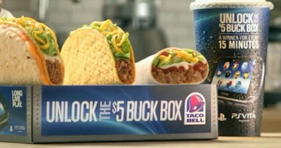 Taco Bell Unlock The Box PS Vita Outrage