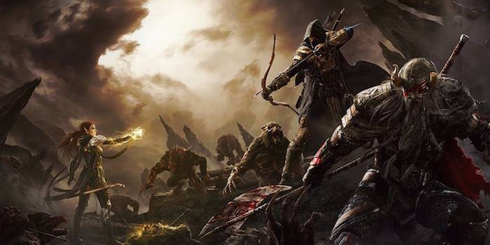 The Elder Scrolls Online Battle Artwork