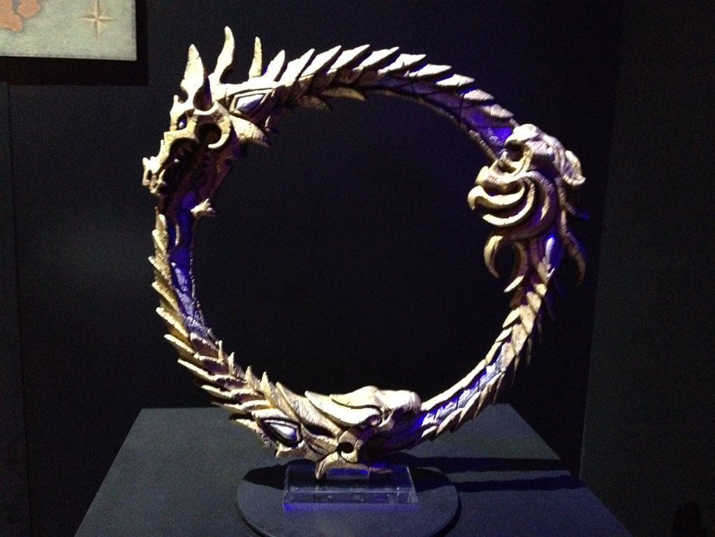 The Elder Scrolls Online - Ouroboros Logo Statue