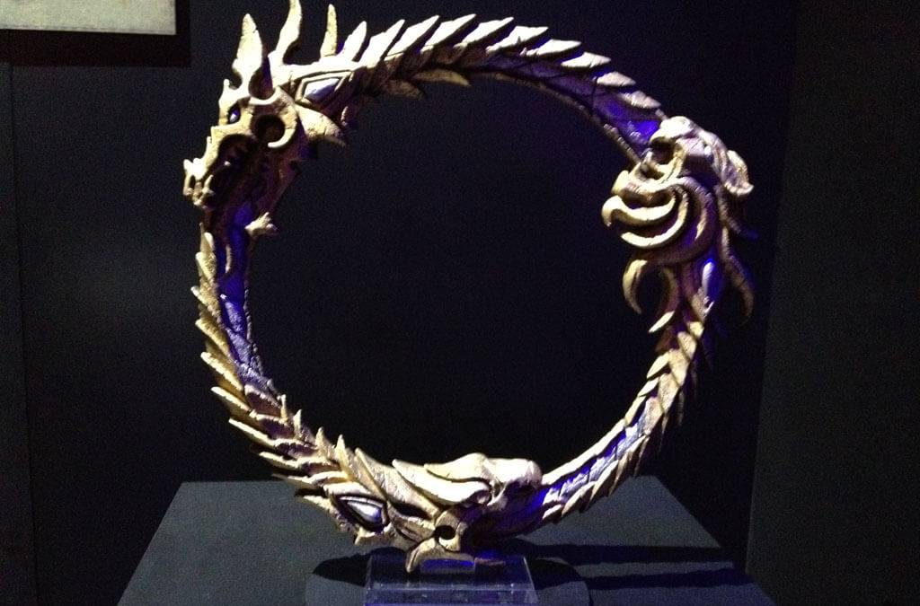 The Elder Scrolls Online - Ouroboros Logo Statue