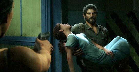 The Last of Us Ending - Joel Carrying Ellie