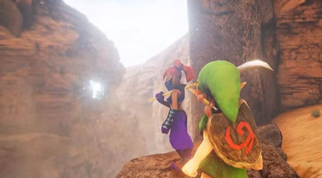 The-Legend-Of-Zelda-Gerudo-Valley-Recreated-in-Unreal-Engine-4