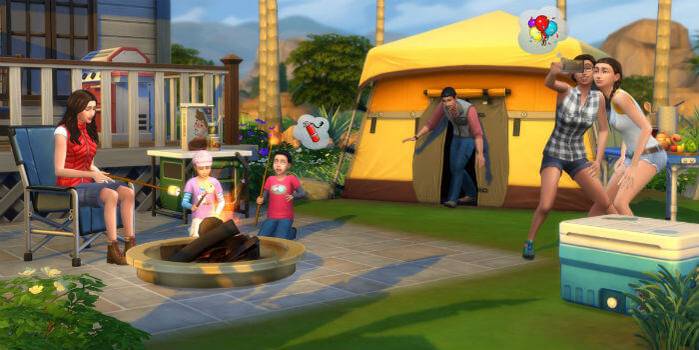 The Sims 4 Outdoor Retreat