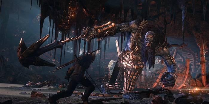 The Witcher 3 Giant Combat