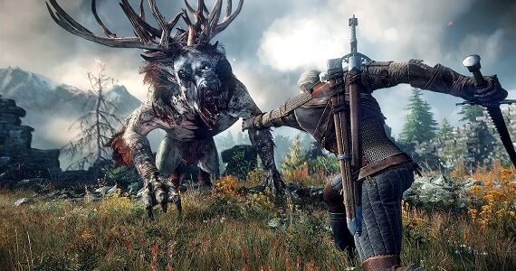 'The Witcher 3: The Wild Hunt' monster battle