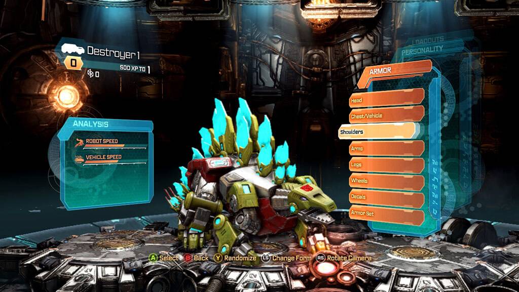 Transformers Fall of Cybertron DLC Snarl full body shot in CC