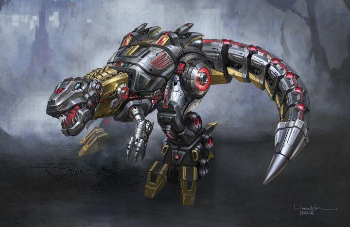 Transformers Fall of Cybertron - Grimlock Dinobot mode